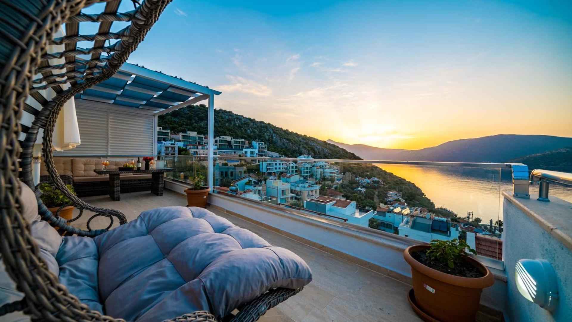 Villa Angel - Harika Manzara Kaş Luaran gambar