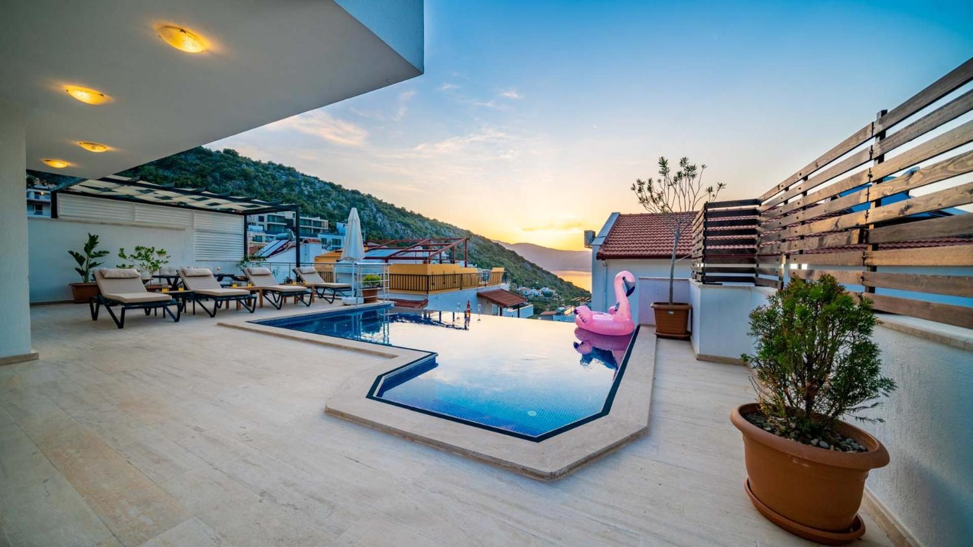 Villa Angel - Harika Manzara Kaş Luaran gambar